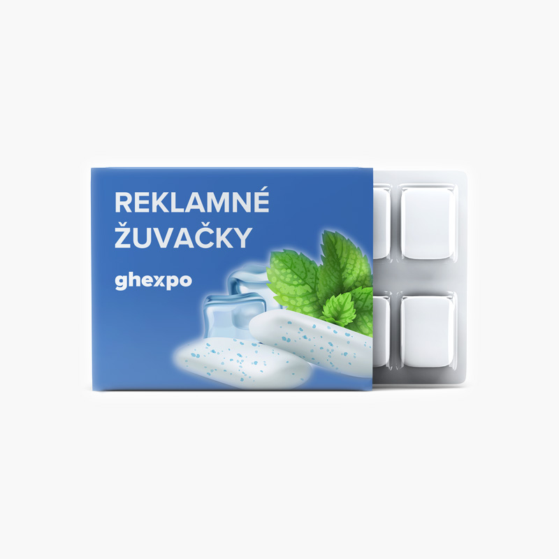 Poešte svojich klientov s darčekom - žuvačky s vaším logom! Sú skvelým spôsobom, ako vyjadriť vďaku a potešiť vašich zákazníkov.