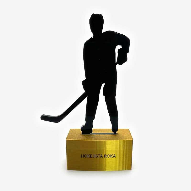 Oceňte výnimočné úspechy štýlovo s našou trofejou futbalista. Personalizácia UV potlačou je samozrejmosťou. Množstevné zľavy. Kontaktujte nás.